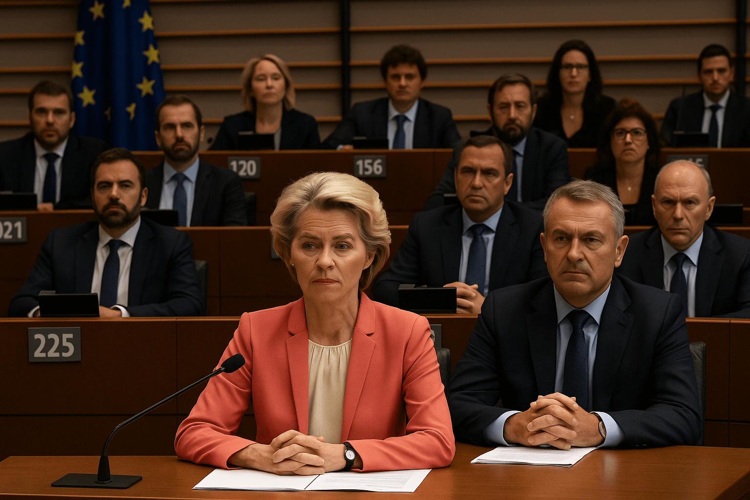 Motion de censure contre la Commission européenne de Von Der Leyen